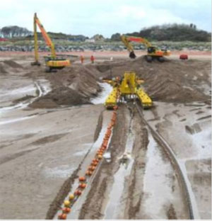 Tidal Zone Cable Plough Trenching